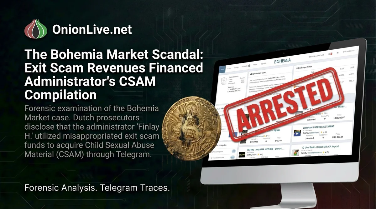 The Bohemia Market Scandal: Exit Scam Revenues Financed Administrator's CSAM Compilation